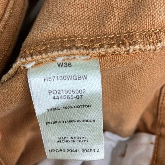 Big Smith Men’s W36 Brown Work Shorts Utility Carpenter Distressed Paint - Picture 8 of 11